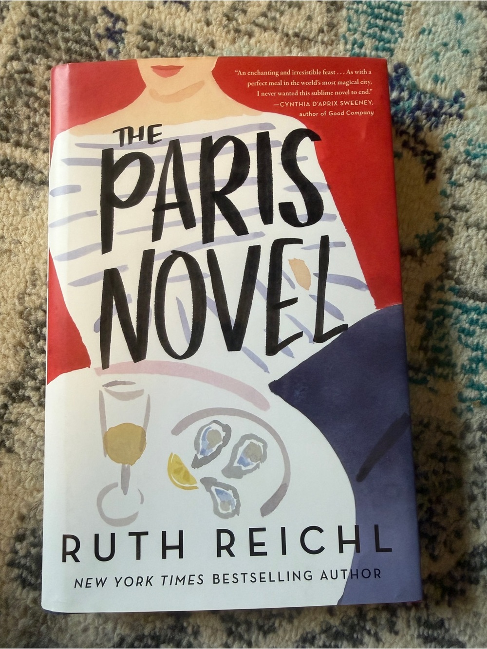 The Paris Novel Hardcover - Red & White Cover